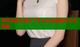 哔咔漫画下载不了怎么办快速解决方法揭秘