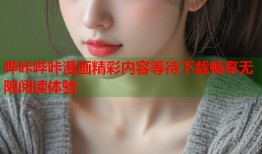 哔咔哔咔漫画精彩内容等待下载畅享无限阅读体验