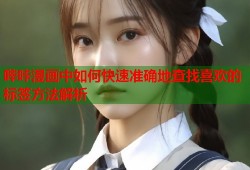 哔咔漫画中如何快速准确地查找喜欢的标签方法解析