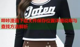哔咔漫画下载文件保存位置详细说明与查找方法解析