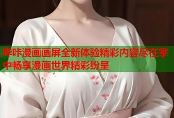 哔咔漫画画屏全新体验精彩内容尽在掌中畅享漫画世界精彩纷呈