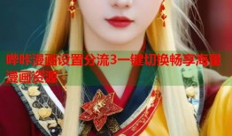 哔咔漫画设置分流3一键切换畅享海量漫画资源