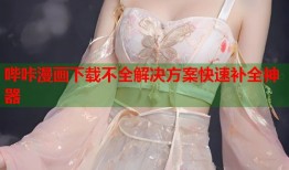 哔咔漫画下载不全解决方案快速补全神器