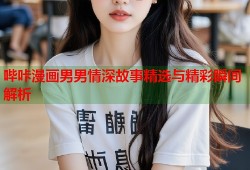 哔咔漫画男男情深故事精选与精彩瞬间解析