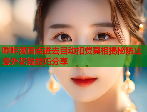 哔咔漫画点进去自动扣费真相揭秘防止意外花钱技巧分享