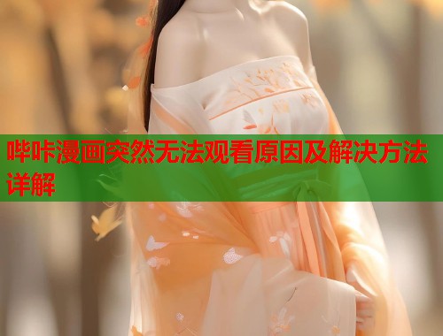 哔咔漫画突然无法观看原因及解决方法详解